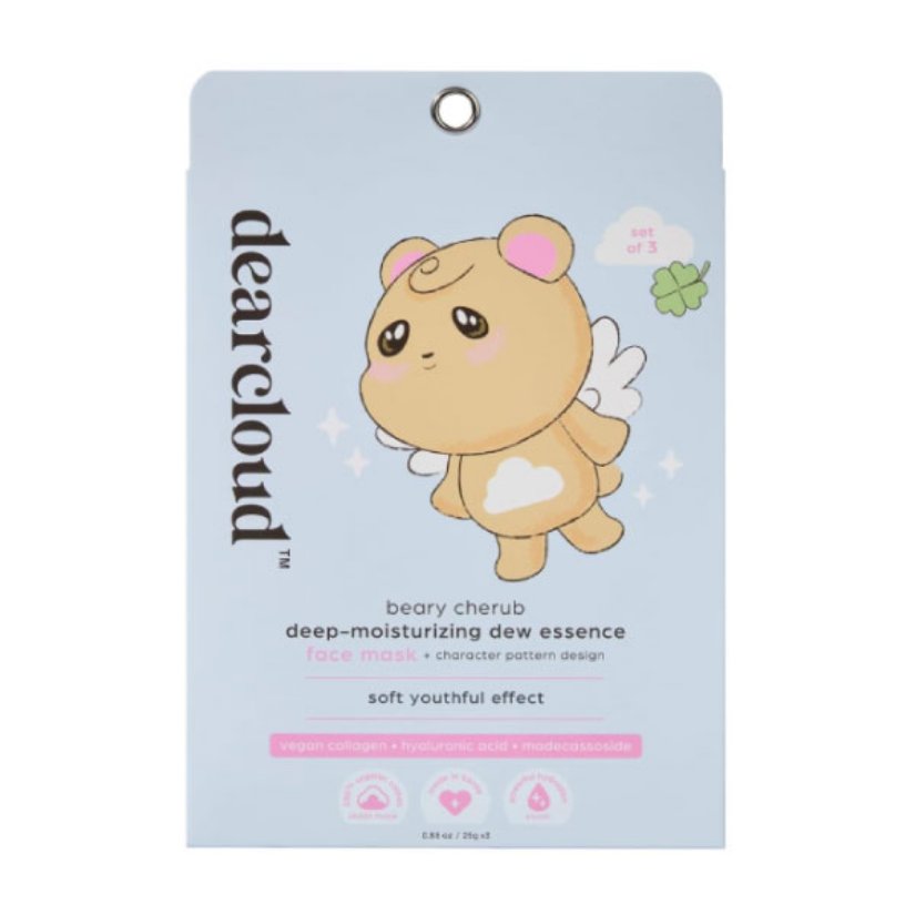Picture of dearcloud Beary Cherub Deep-Moisturizing Dew Essence Face Mask
